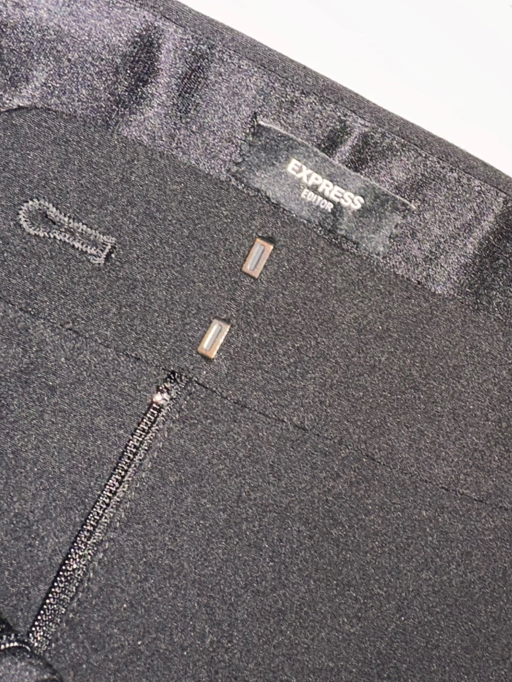 Express Black Boot Cut Dress Pants - Picture 3 of 4